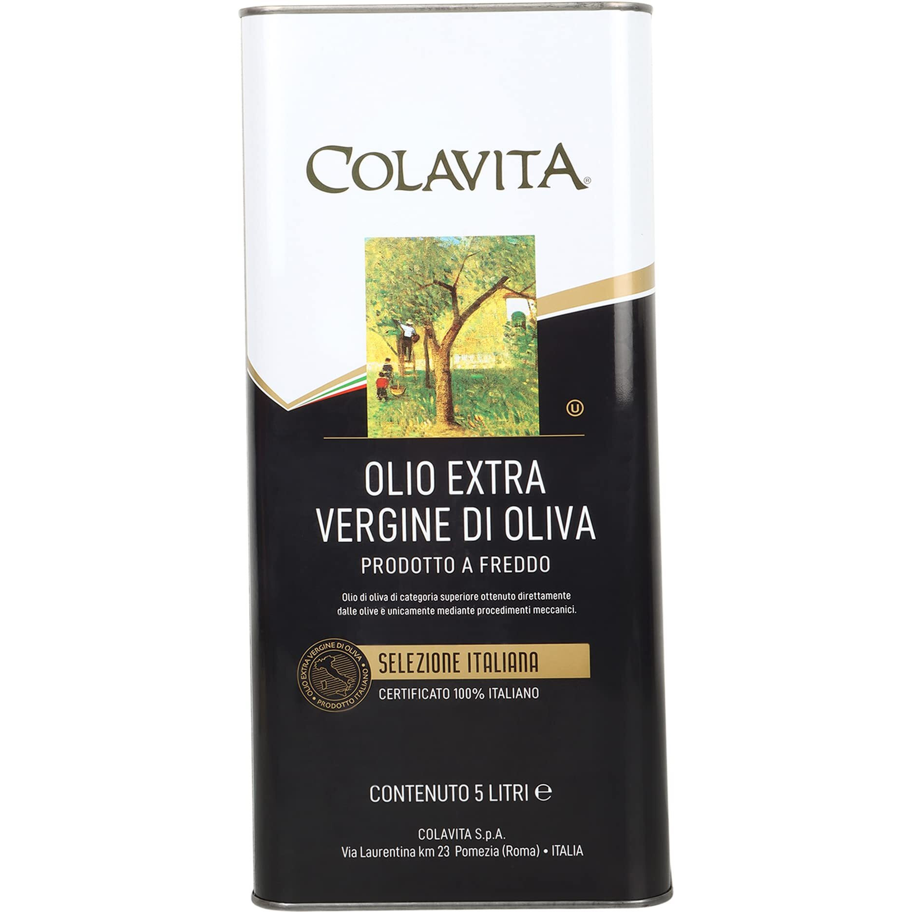 Colavita Italian Extra Virgin Olive Oil, 5 Ltr