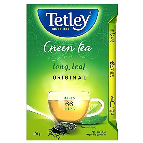 Tetley Long Leaf Green Tea, 100gram, Loose Leaf