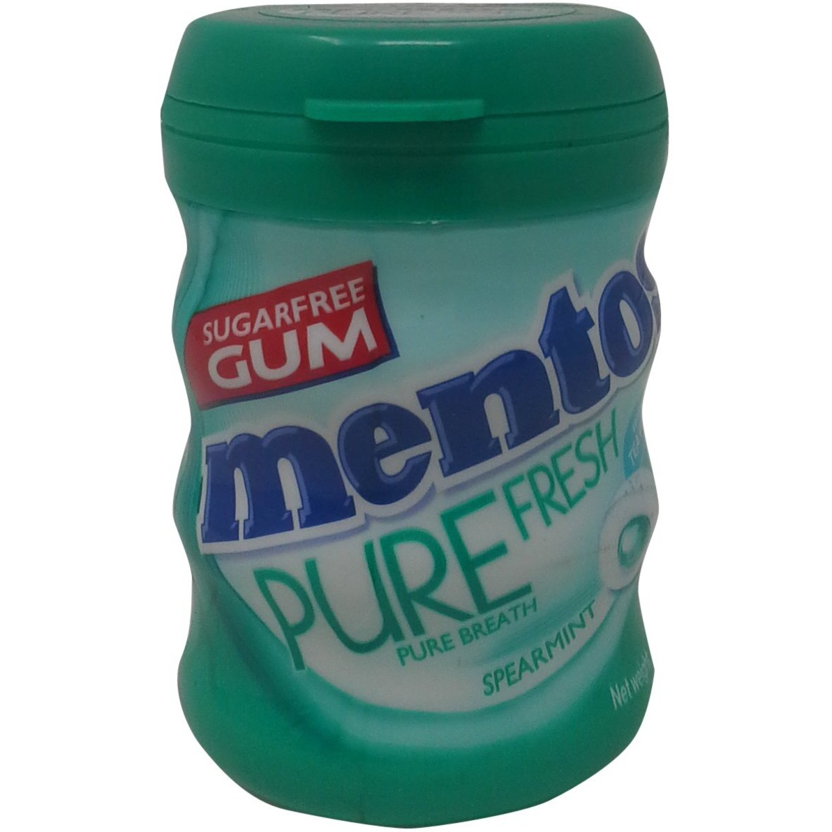 Mentos Chewing Gum - Pure Fresh Spearmint, 56g Bottle