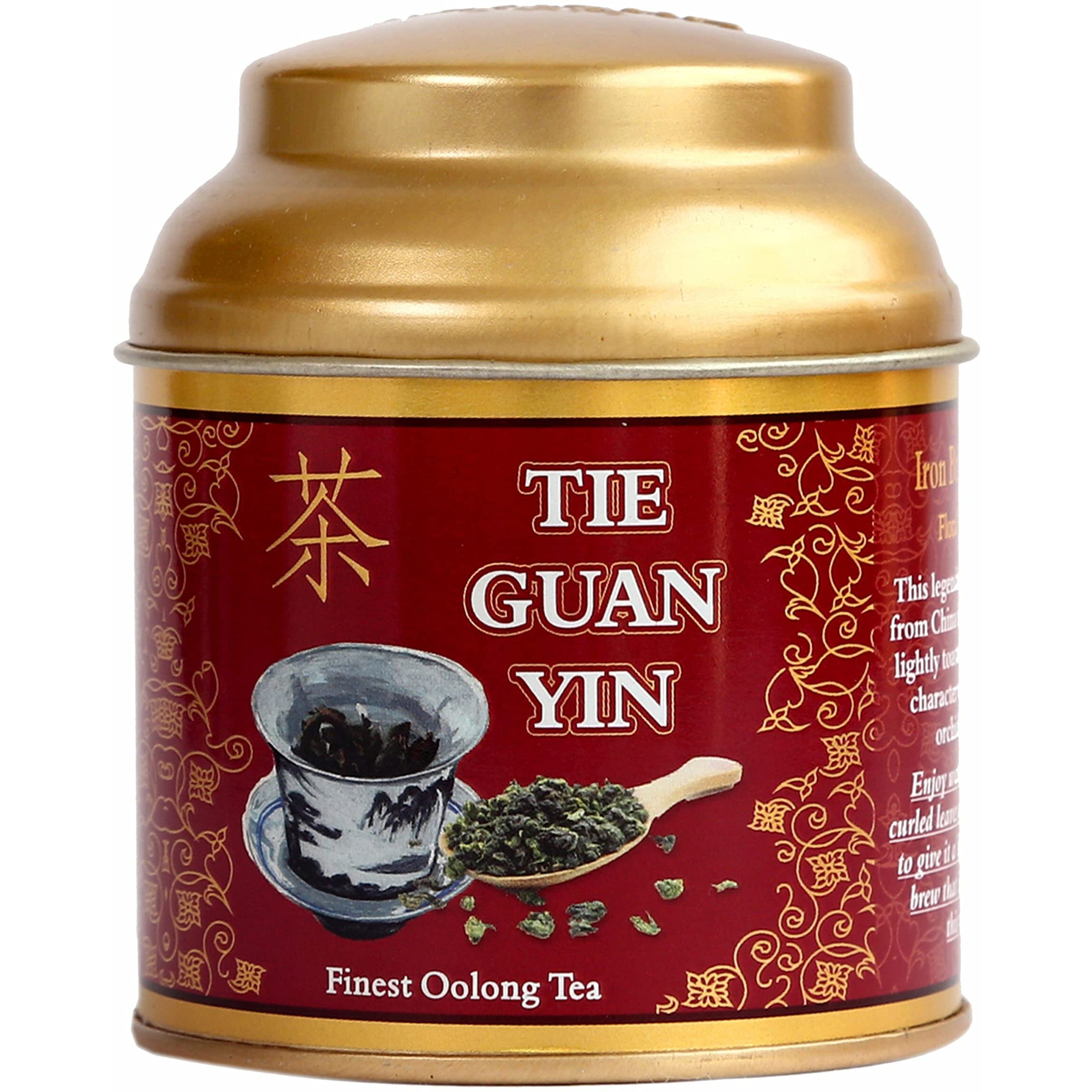 SAN-CHA Tea Boutique Tie Guan Yin Oolong Tea, Semi Fermented Tea Leaves, WorldS Best Toasty Walnut & Orchid Flower Notes, Lean Tea, Imported Chinese Tea (25G, 0.07 Kg)