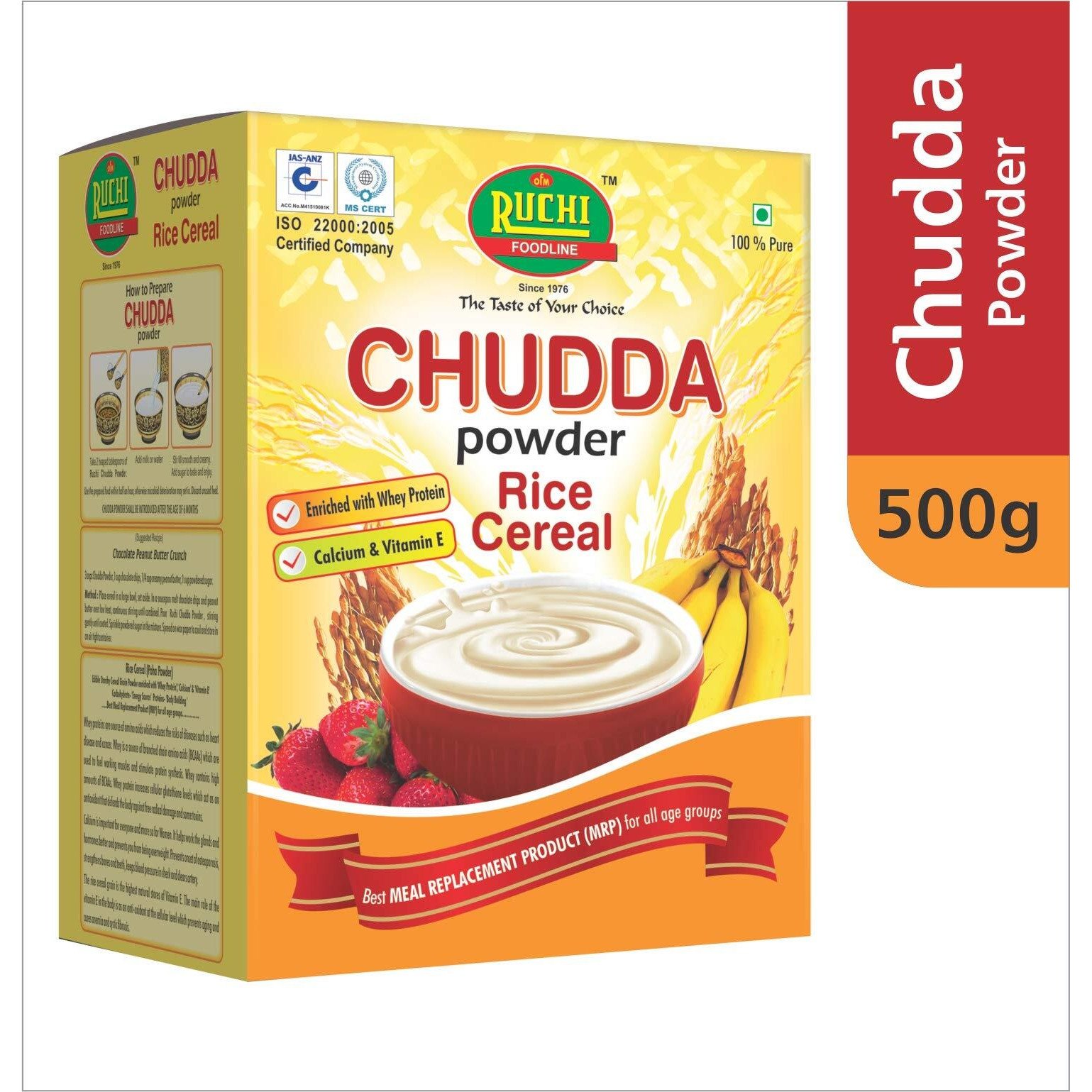 Ruchi Chudda powder 500g (Pack of 2)