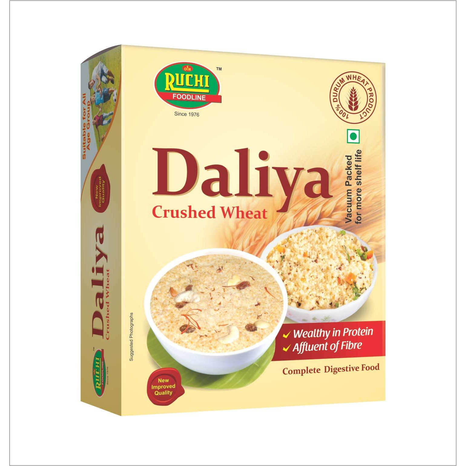 Ruchi Daliya 500Grm(Pack Of 2),999.99 Grams