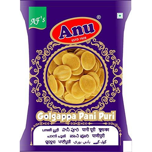 Anu Appalam Papad Anu Dry Golgappa/ Pani Puri Papad - 450 Grams - (Panipuri Papad) Value Pack