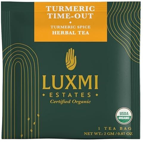 Luxmi Estates Gift Pack - Sampler Assortment - 5n Each Envelope Teabag Sachets Of Everyday Tea & 1 pc spoon