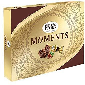 Rakhi Gift for Brother with Chocolates Gift Combo - Premium Pearl Rakhi with Chocolates and Roli Chawal Tika - Rakhi for Brother - Rakhi with Ferrero Moments Chocolate