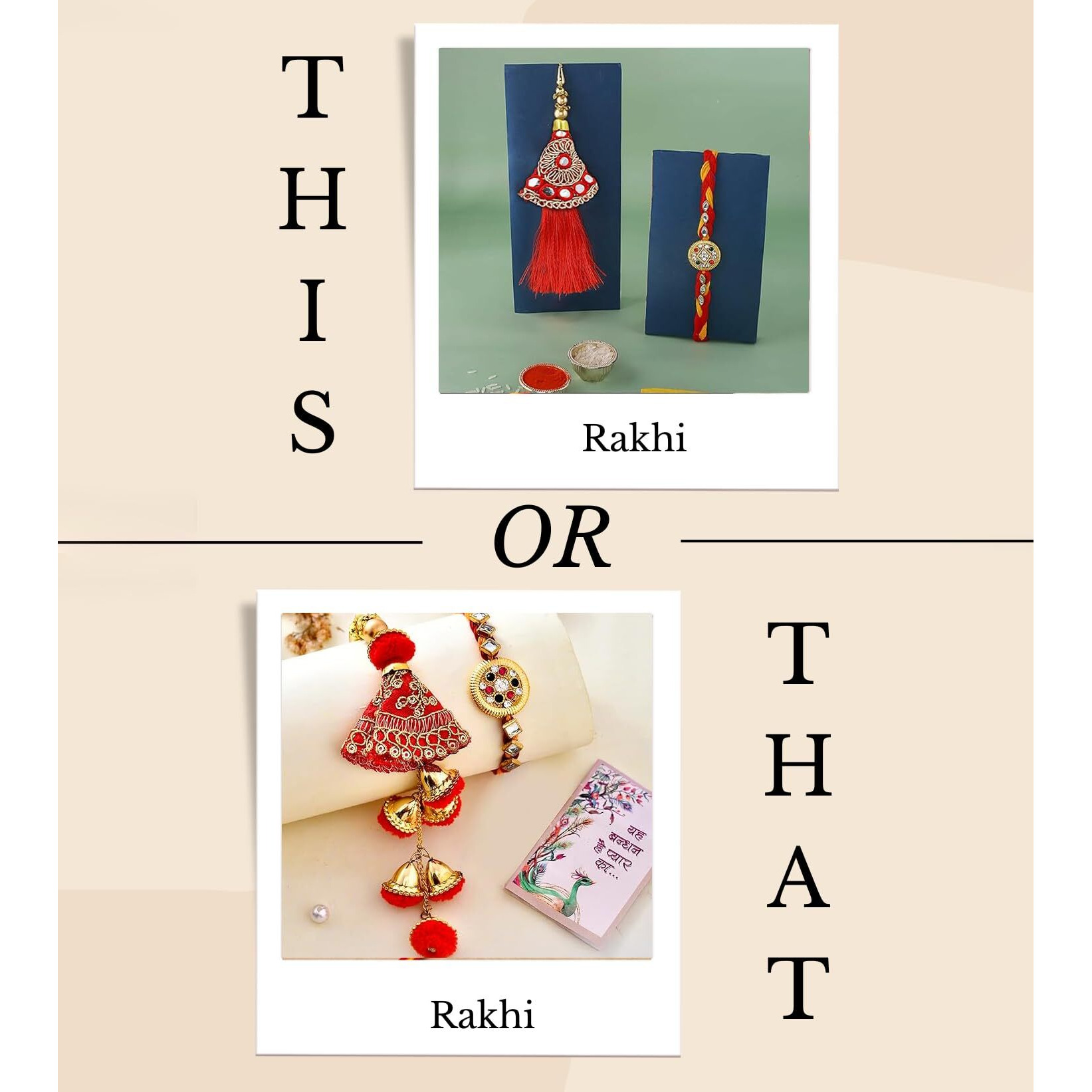 CraftVatika Rakhi Ferrero Chocolate Gift Box for Brother and Bhabhi, Rakhi Combo Set of 2 with Ferrero Moments Chocolates for Brother, Pom Pom Lumba Rakhi, Designer Rakhi with Ferro on Raksha bandhan