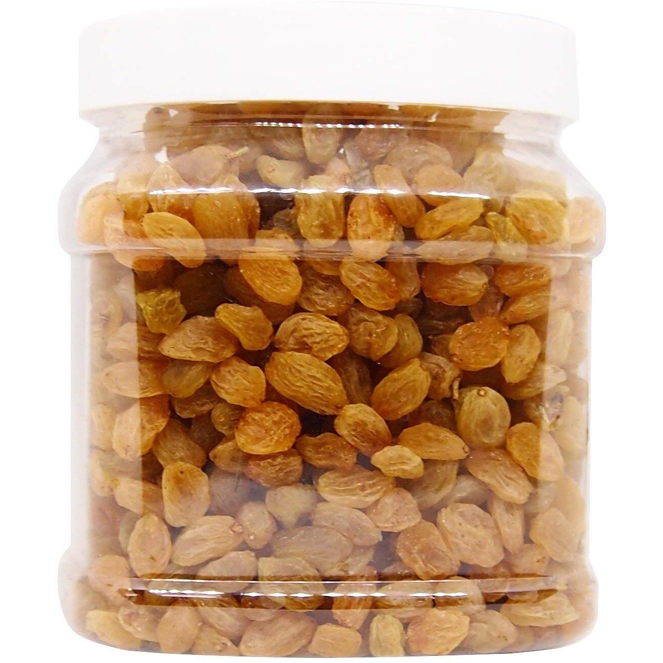 TASSYAM Fresh Golden Raisins Healthy Juicy Jumbo Indian Kishmish Jar, 7Kg (10X 700G)