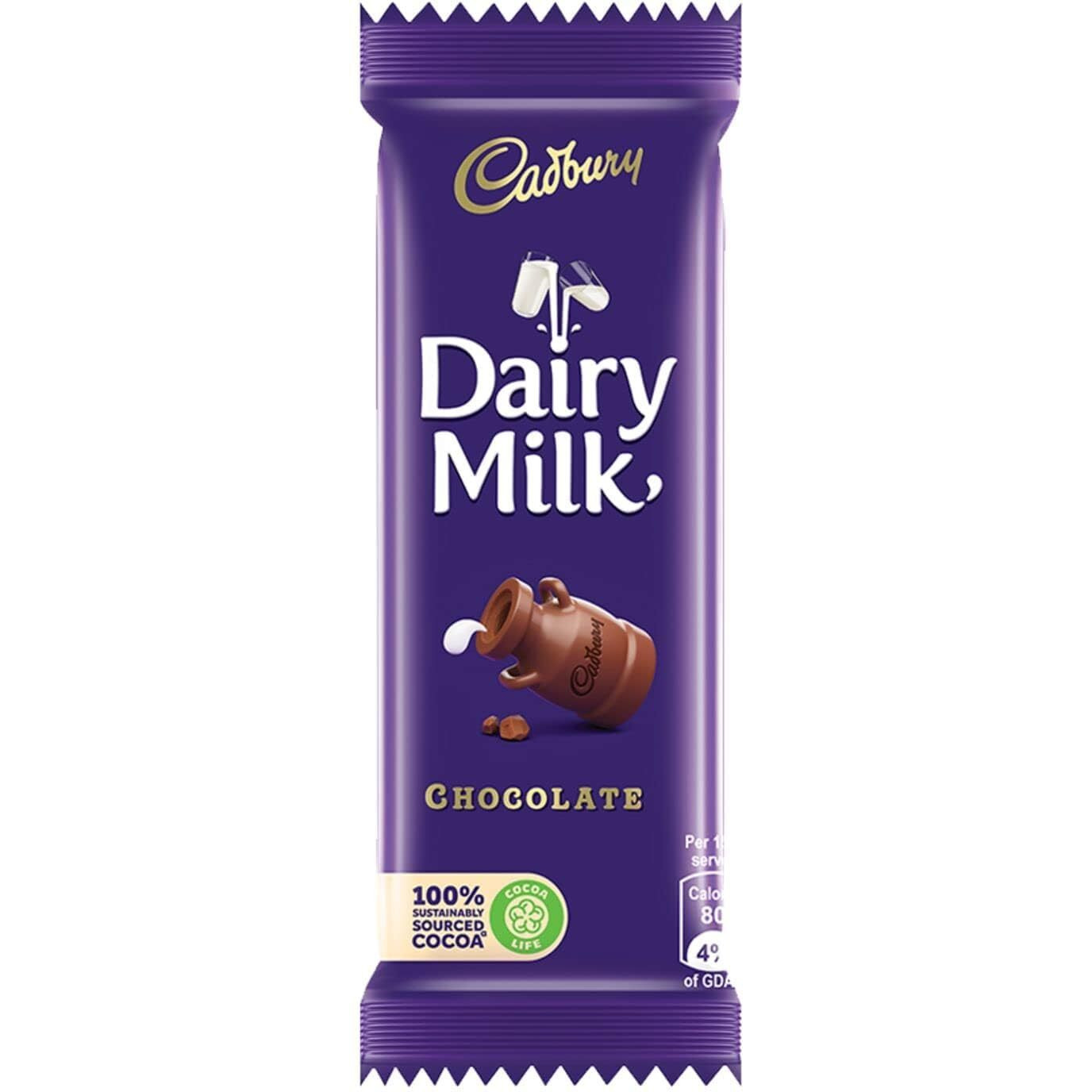 Canton Pack of 1 Rakhi For Brother With Chocolate Gift Hamper, Designer Rakhi With Roli Chawal, Dairy Milk & Greeting Card (Design-6)