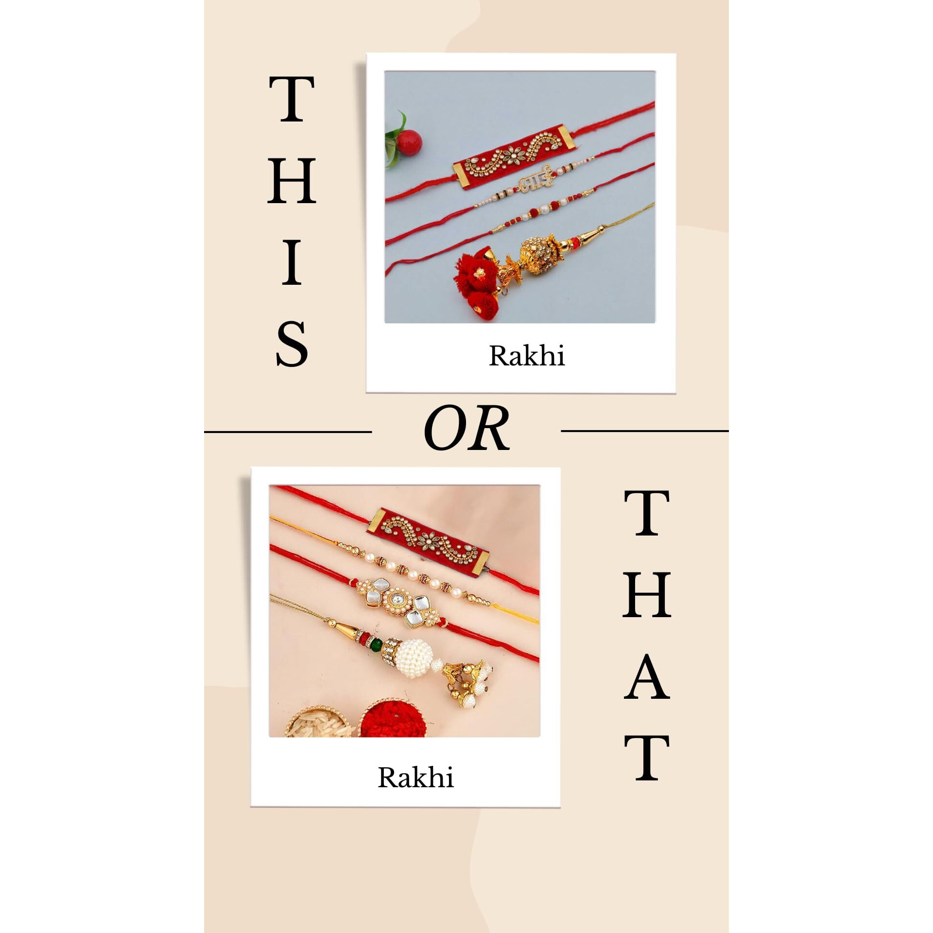 Bhaiya Bhabhi Rakhi Combo with Chocolate, Rakhi for brother with chocolate Gifts Combo Set, Cadbury and Kitkat Rakshabandhan Bhai Bhabhi Hamper Greeting Card, Set of 4 Rakhi