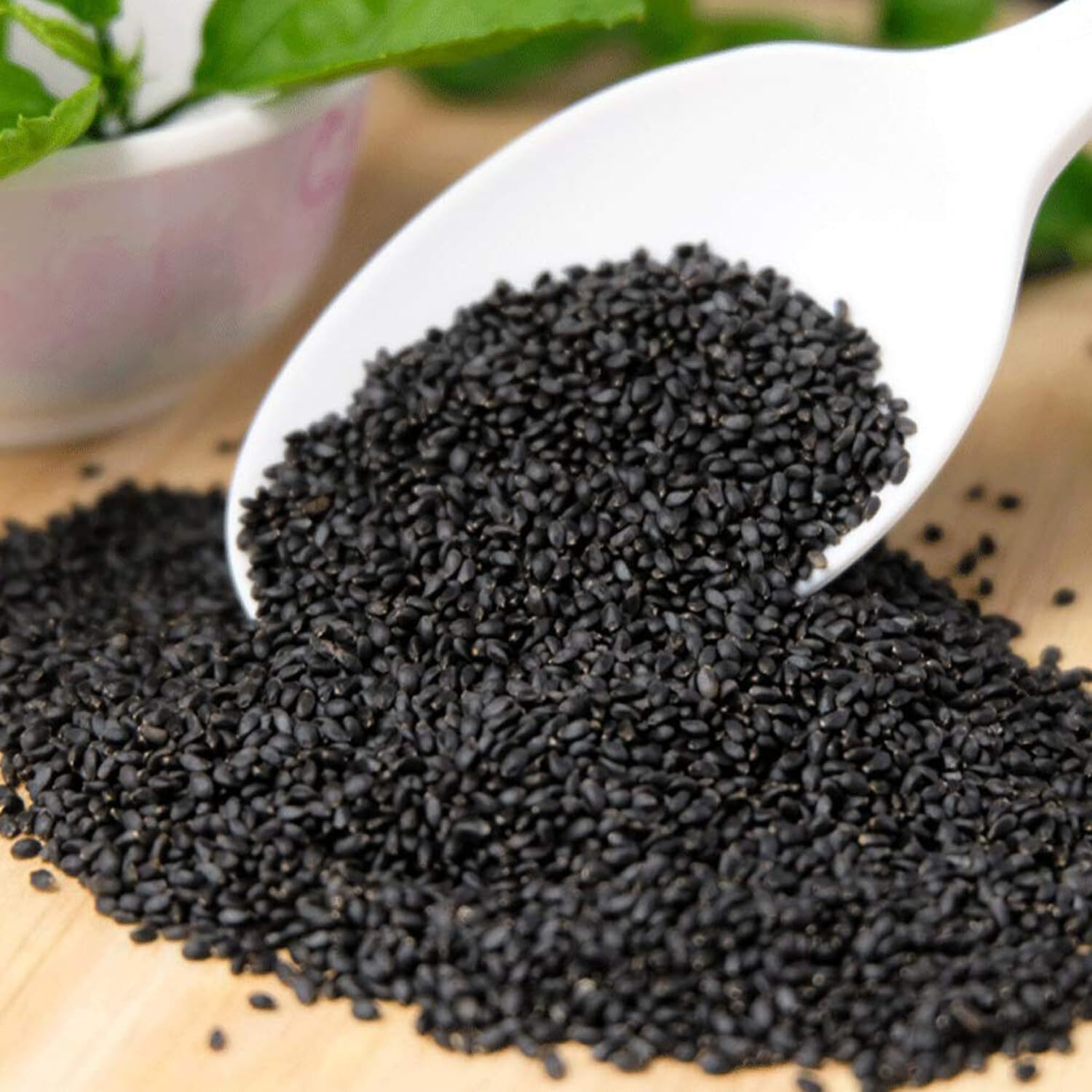 NutroVally - Basil/Sabja 600g, Sabja Seeds for Weight Loss | Raw seeds for Enhance Skin & Hair Health | Immunity Healthy Diet Seeds (200 gm (Pack of 3))