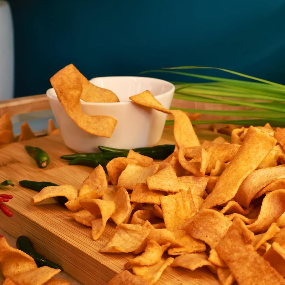 Healthy Master Baked Quinoa Chips with All Natural Ingredients | High in Fiber | Low in Sodium | Helps in Weight Loss | Gluten-Free | Vacuum Cooked | Oil-Free (Quinoa Chips, 1kg)