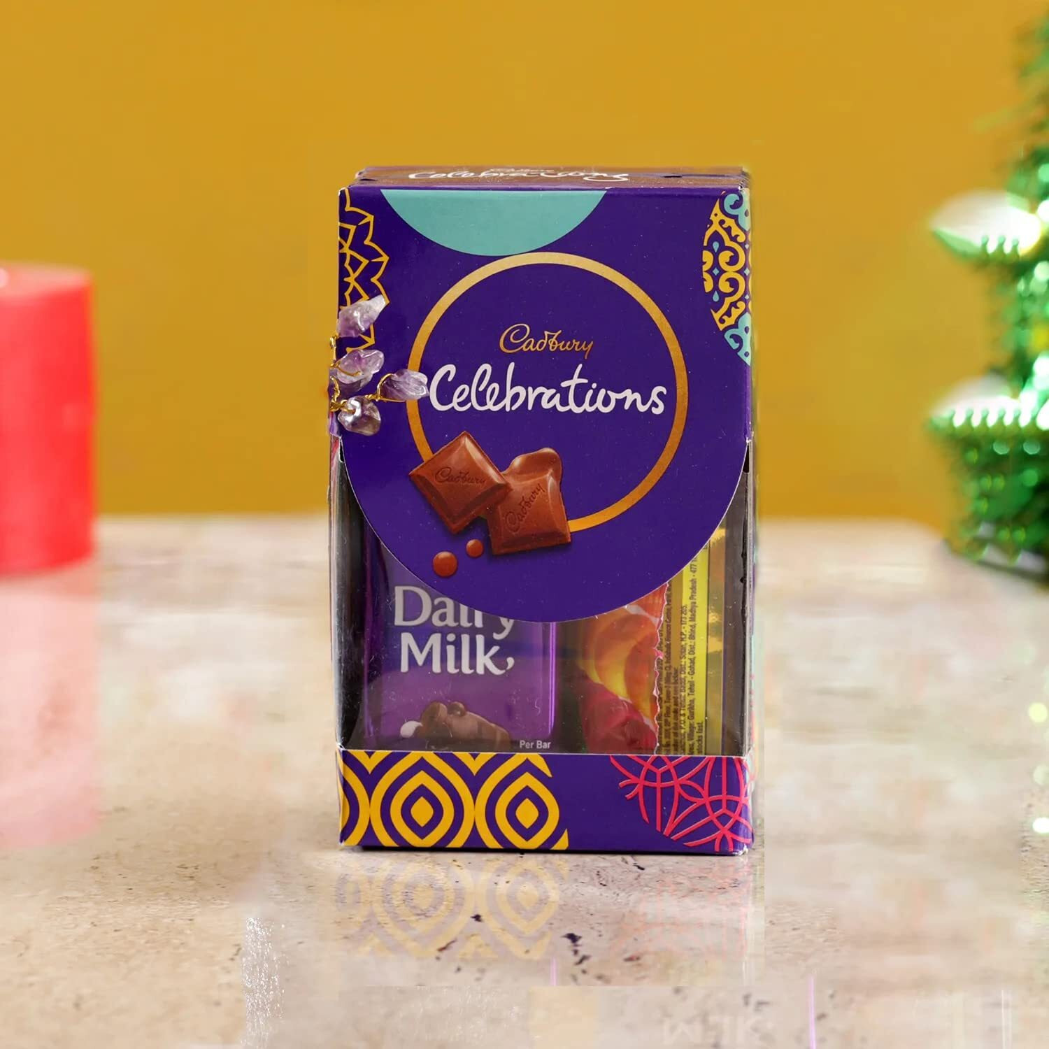 CraftVatika Rakhi Gift for Brother Boy Men Kids | Premium Rudraksh Rakhi Pooja Coin Combo Rakhi Set of 1 with Cadbury Chocolate Gift | Rakhi for Brother with Gift Hamper | Rakshabandhan Rakhi Gift