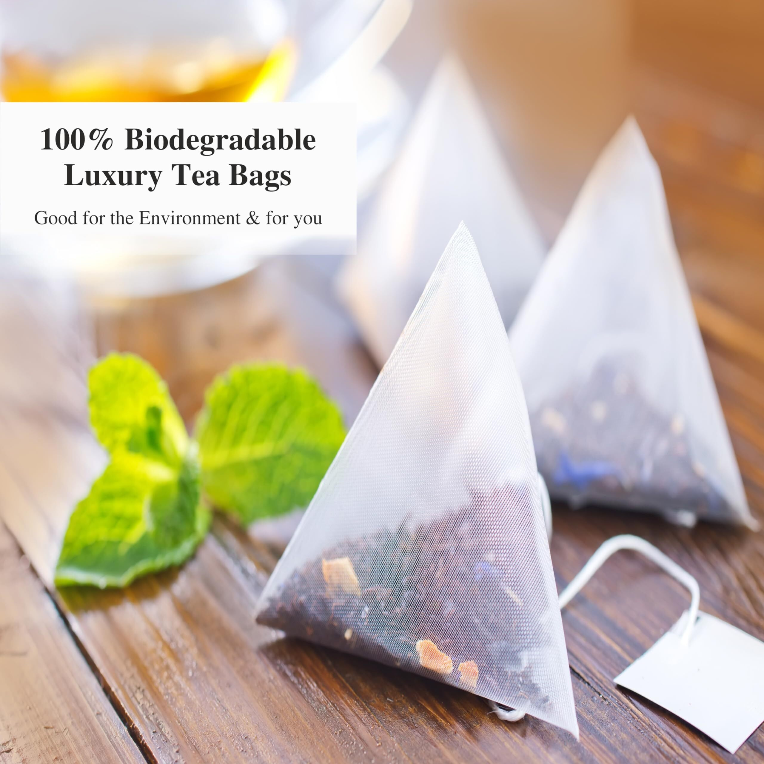SAN-CHA Tea Boutique, Green Tea, 25 Pyramid Tea Bags, Natural & Pure Tea, Natural Immunity Booster, Lean Tea - 100 Gram