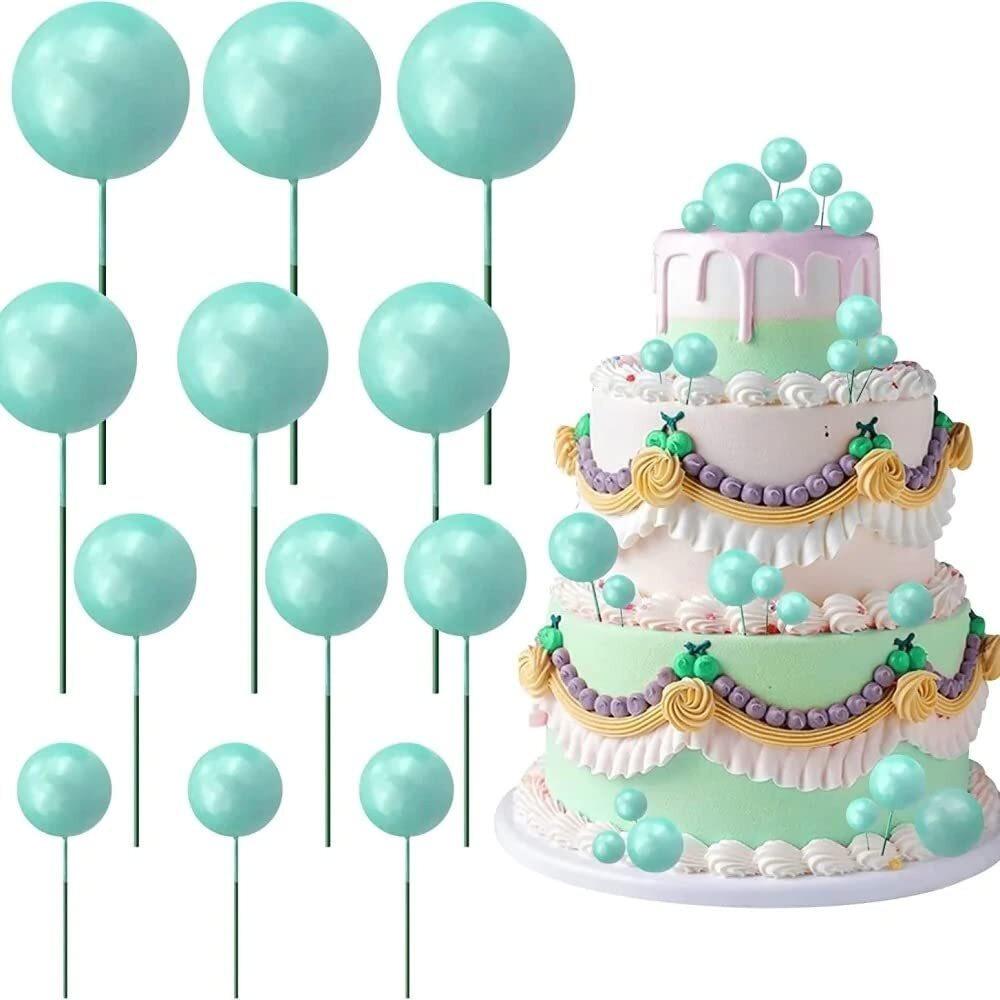 Royals Faux Ball Cake Topper (GREEN)