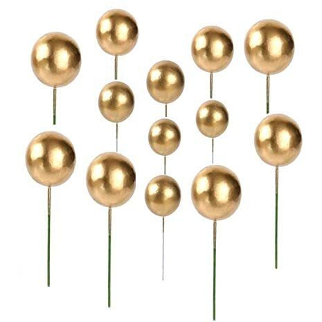 Royals Cake Topper (Faux Ball Topper Golden)