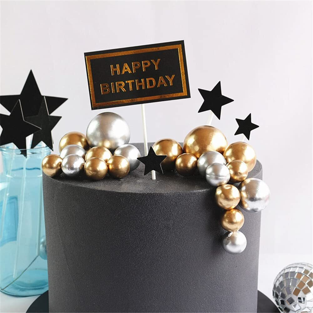 Royals Cake Topper (Faux Ball Topper Golden)