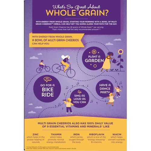 Cheerios General Mills Multigrain Cheerios, 255 g