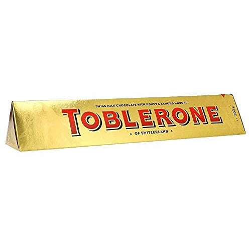 Toblerone Swiss Milk Chocolate with Honey and Almond Nougat Pouch, 360 g