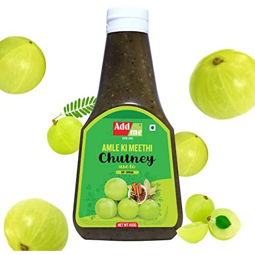 Add me Homemade Sweet amla Chutney Pickle Without Oil 450 G Aamle Ki Chutney, 450gm