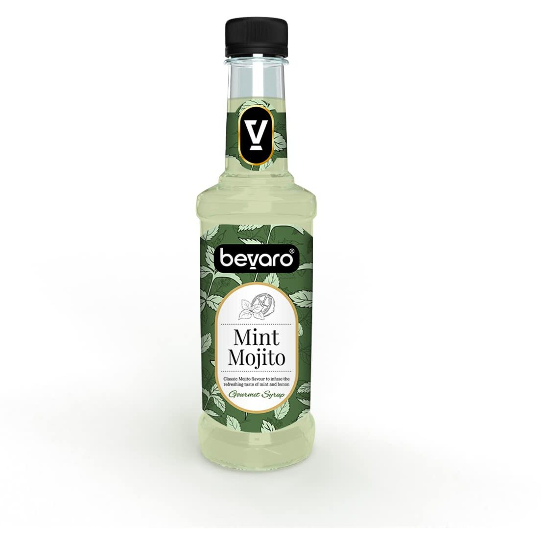 BEVARO Mint Mojito Syrup, 750 ml Refreshing Gourmet Syrup for Cocktails, Mocktails, Mixers And other Beverages