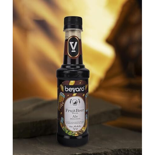 Bevaro Fruit Beer Ale Flavour | Bittersweet Tast | Non Alcoholic | Suitable For Cocktails, Mocktail, Mixer, Drinks, Juices and other Beverages |300ml (make upto 15 servings)