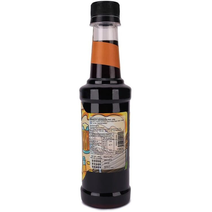 Bevaro Original Fruit Beer Flavoured Syrup | Non Alcoholic | Sweet and Tangy Taste| Suitable For Cocktails, Mocktail, Mixer, Drinks, Juices and other Beverages |300ml (make upto 15 servings)