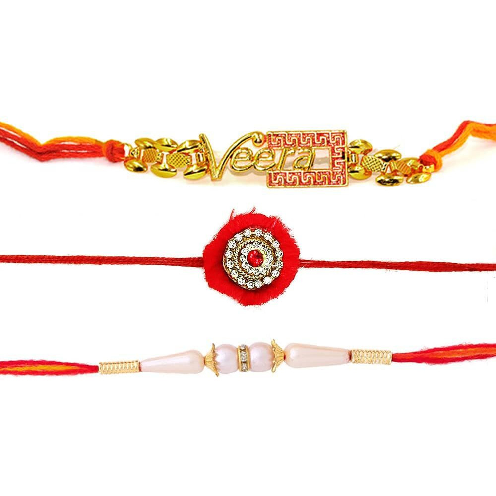 3 Rakhi For Brother With Cadbury Celebration Chocolates Gift Pack,Rakhi for Bhaiya Bhabhi Kids/Rakhi Combo For Bhai and Bhabhi,Rakshabandhan gifts Hamper for brother