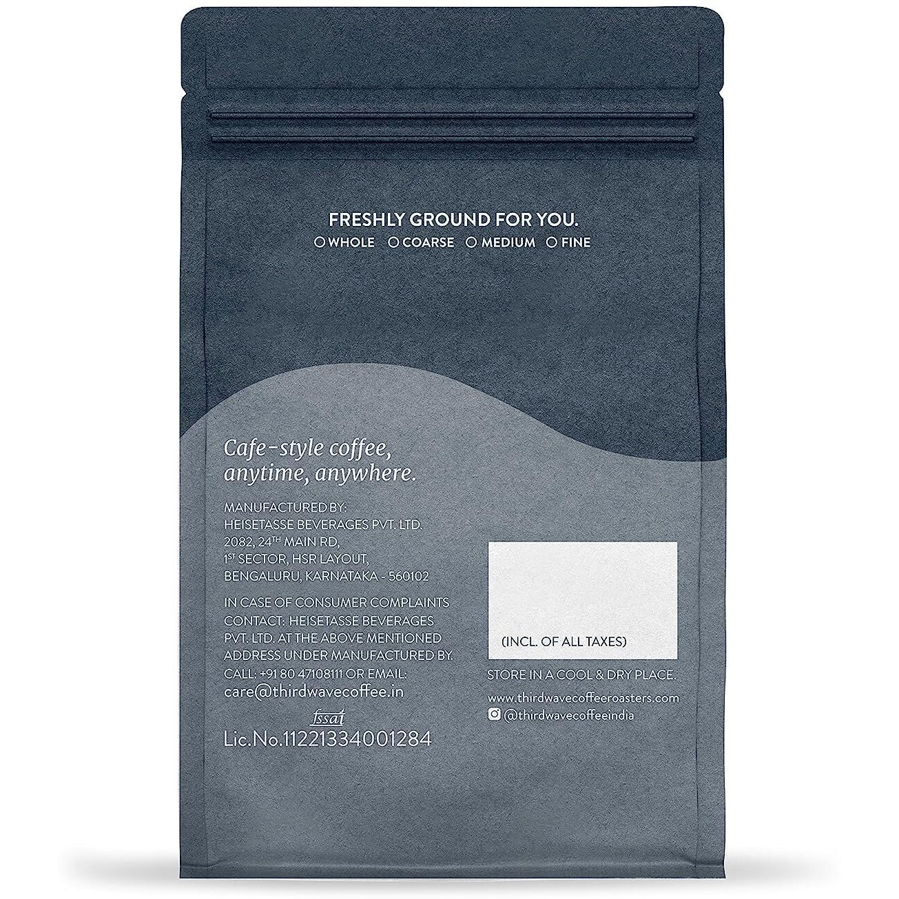 THIRD WAVE COFFEE ROASTERS The El Diablo Blend 100% Arabica Coffee Bag(Medium Dark Roast) - 250 Gm (Whole Beans)