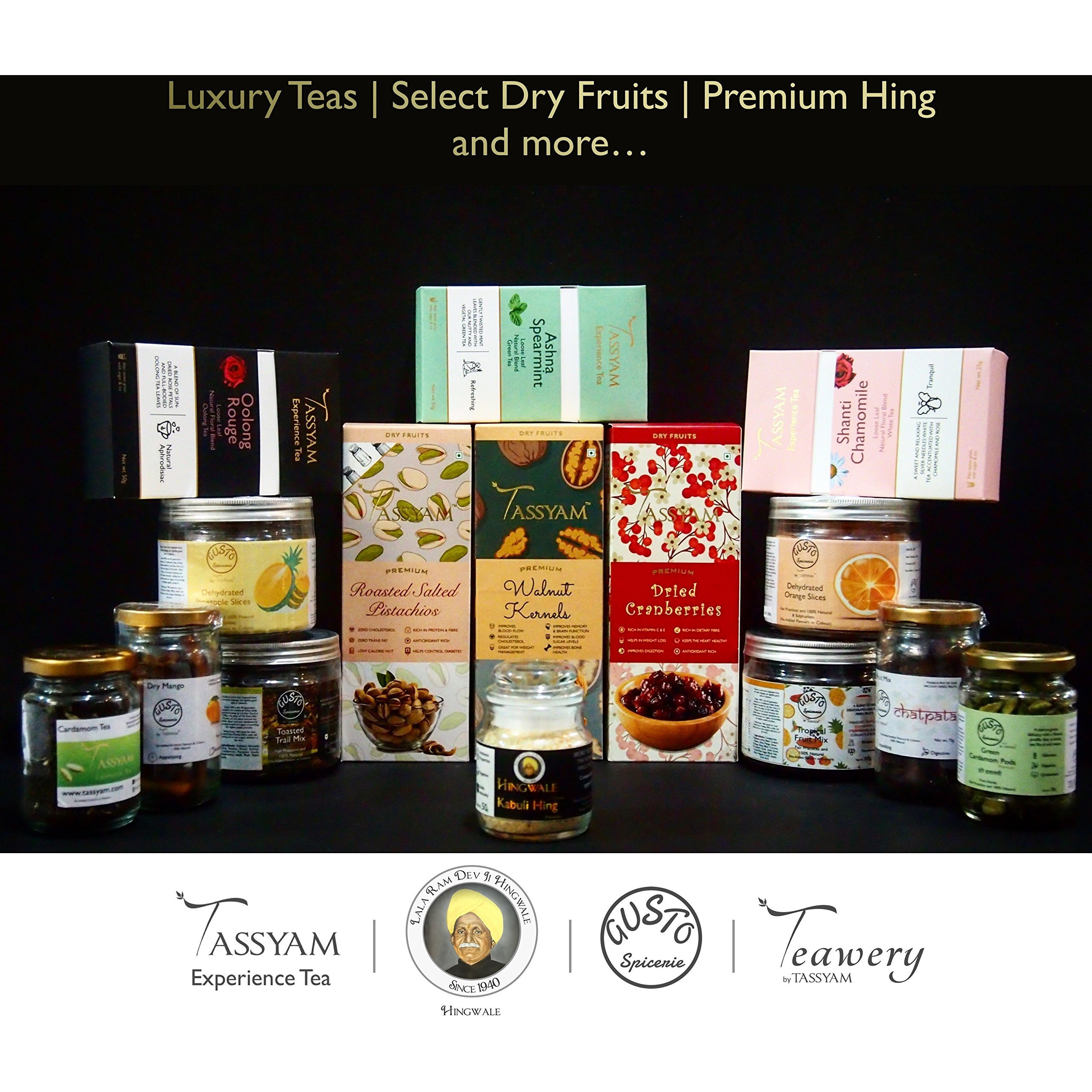 Tassyam Premium Dried Figs 400g Anjeer | Healthy Dry Fruits Luxury Box by Tassyam | Jumbo Combo