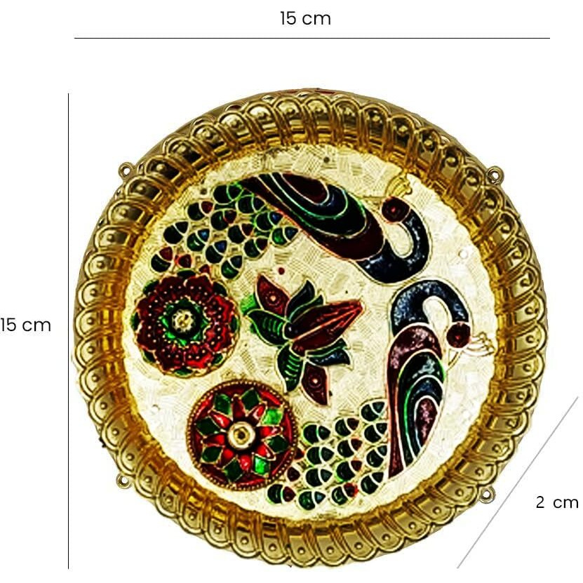 CraftVatika Rakhi Hersheys Kisses Chocolates and Pooja Plate Gift Combo for Brother and Bhabhi, Rakshabandhan Rakhi with Puja Thali and Chocolates for Bhabhi Sister In Law, Rakhi Gift 4 Bhaiya