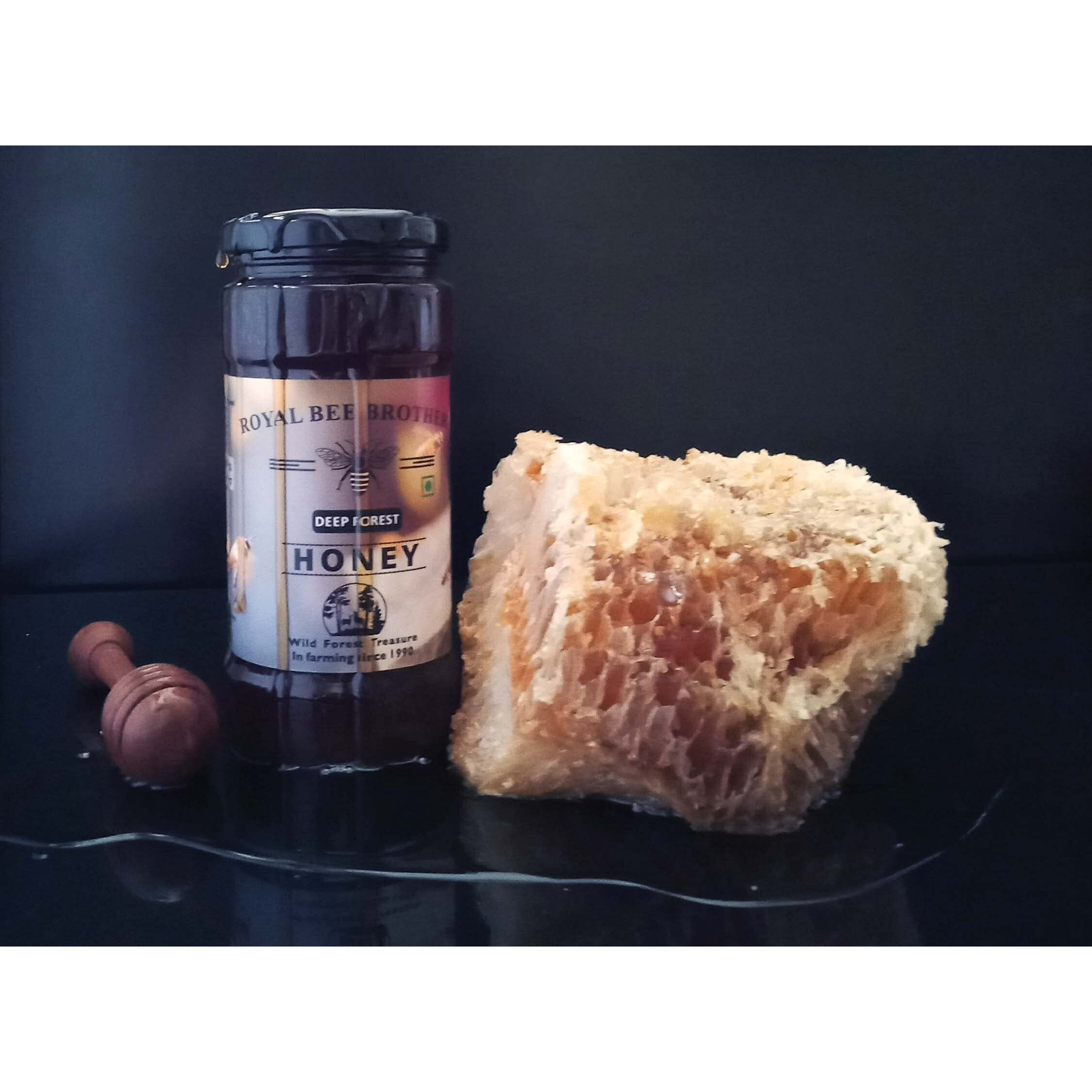 Wild Forest Raw Honey | Produce of Wild Honey Bee | 100% Pure & Natural, Unprocessed, Unheated, Unadulterated