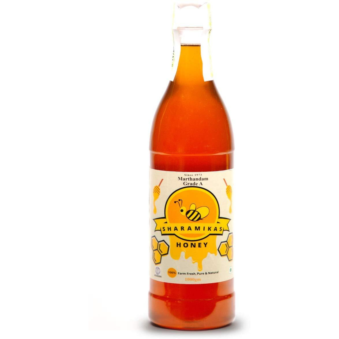 Sharamikas Honey | Agmark Certified | Grade A | Pure | Kanyakumari | Marthandam Honey 1 Kg