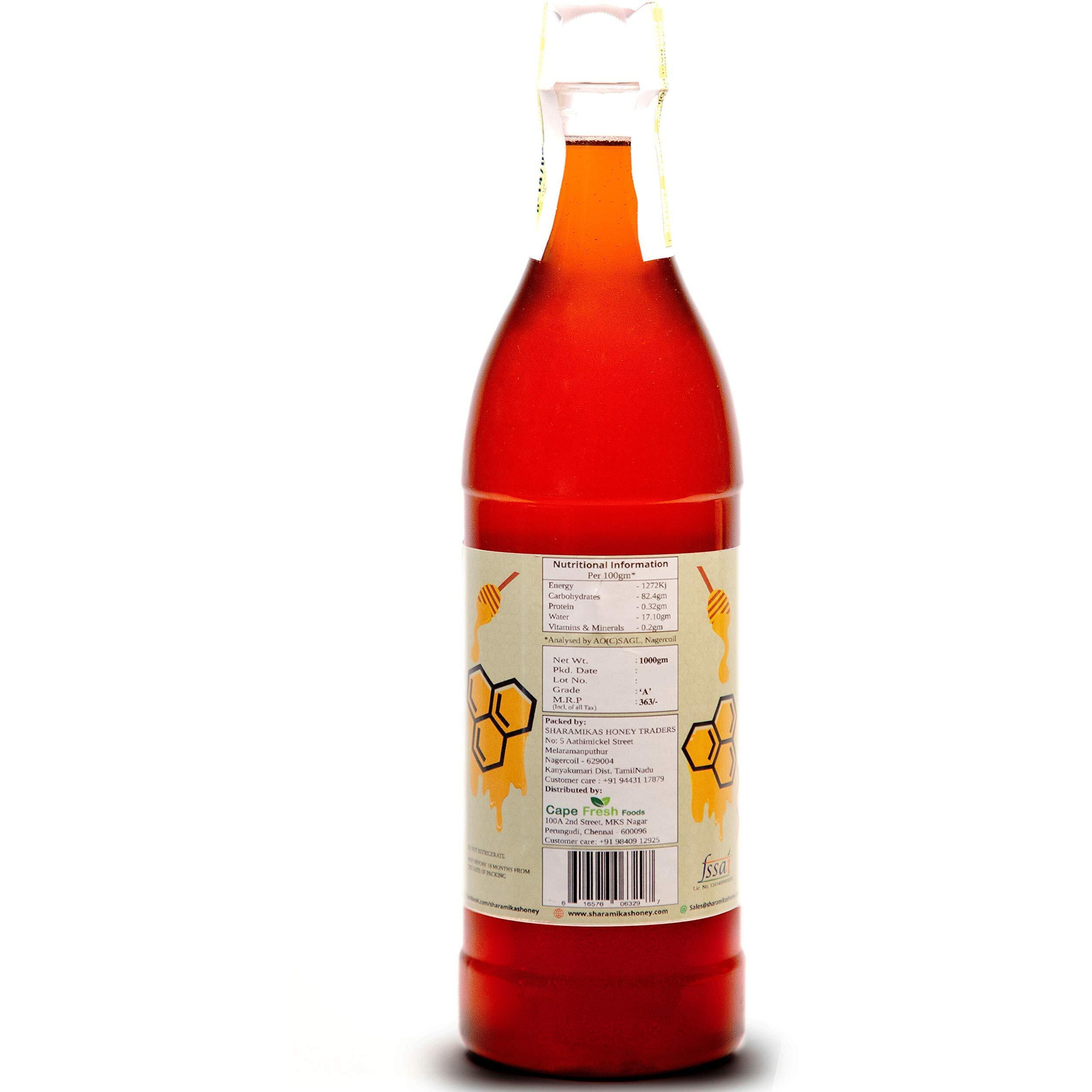 Sharamikas Honey | Agmark Certified | Grade A | Pure | Kanyakumari | Marthandam Honey 1 Kg