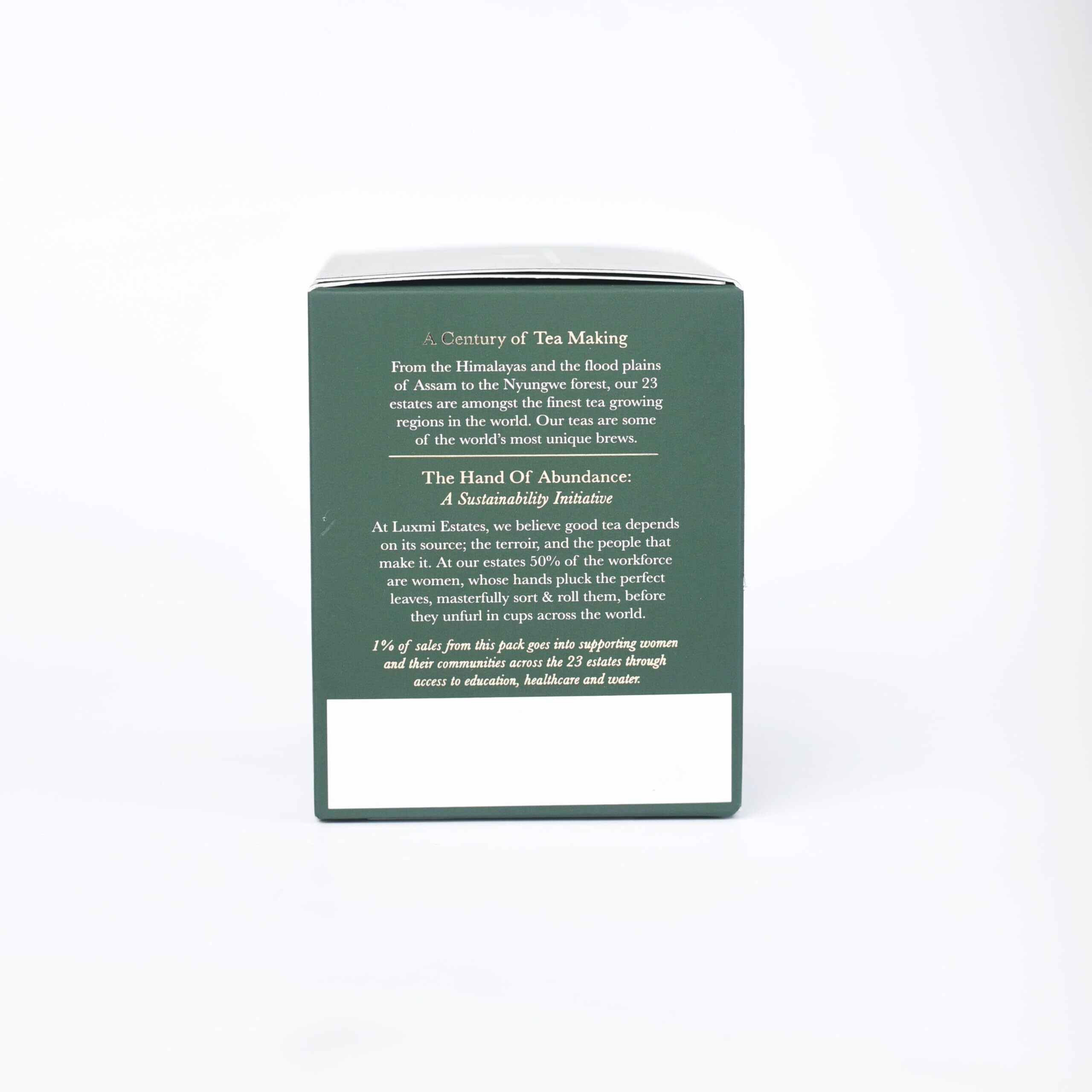 LUXMI Estates Chamomile Herbal Tea 15 Tea Bags (30 Gram) Loose Tea | Herbal Tea | Caffeine-Free | Single Ingredient | 15 Cups Bulk Pack | Organic | Natural