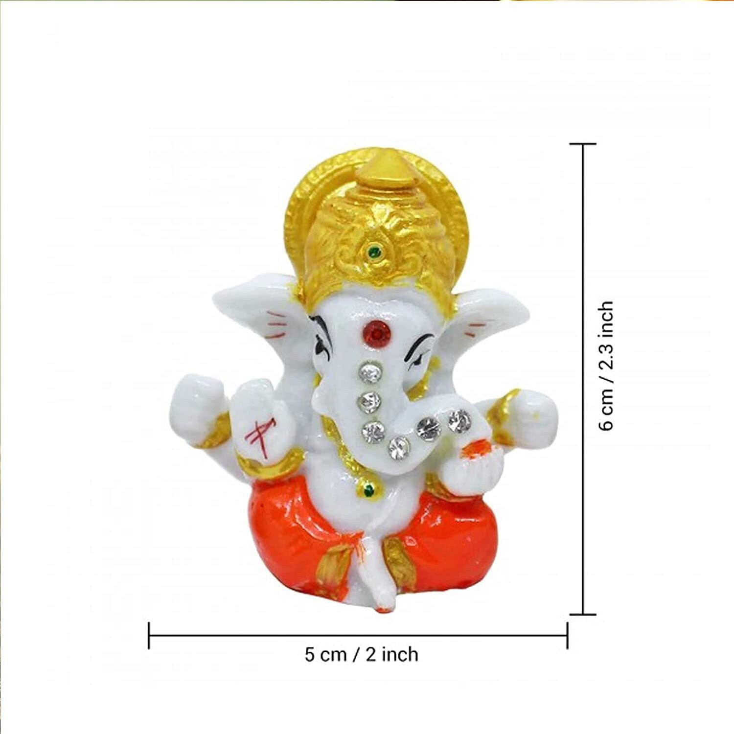TIED RIBBONS Rakhi Gift for Brother with Chocolate - Set of 2 Designer Rudraksh Rakhi for Brother Bhaiya with Hersheys Kisses Chocolates Pack and Mini Ganesh Idol