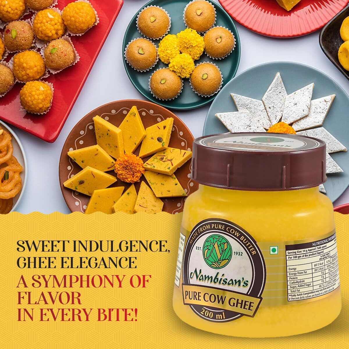 Nambisans PURE COW GHEE 200 ml