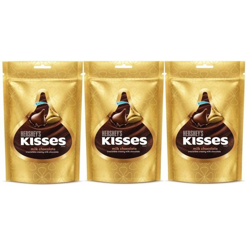 HERSHEYS KISSES MILK CHOCOLATE (3 X 36 GM) PACK OF 3 Fudges (3 x 36 g)