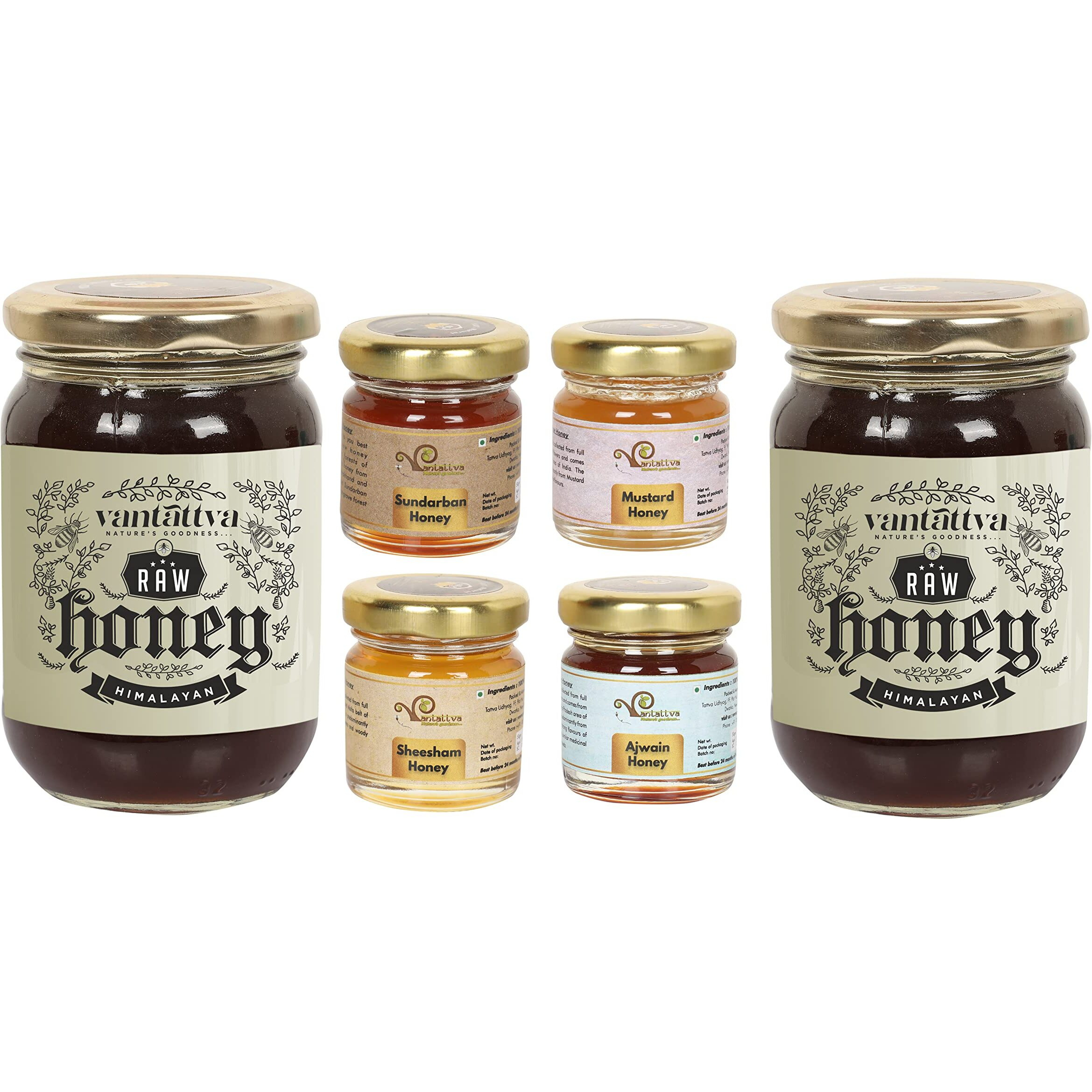 VANTATTVA-NATURES GOODNESS... Organic Raw Honey -900 gm (700g Plus 50gm *4)