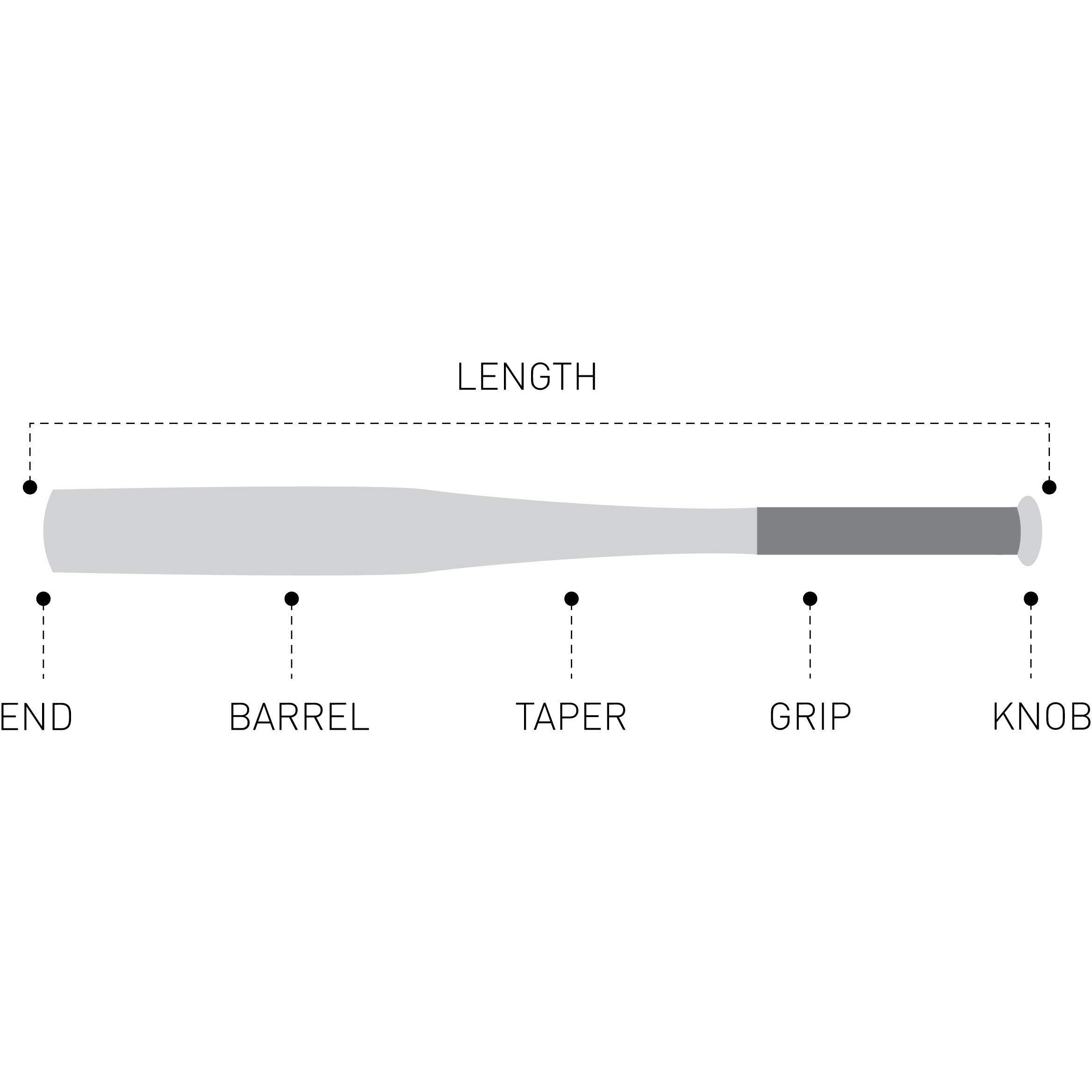 Tima Aluminium Baseball Bat (25 Inches Long)
