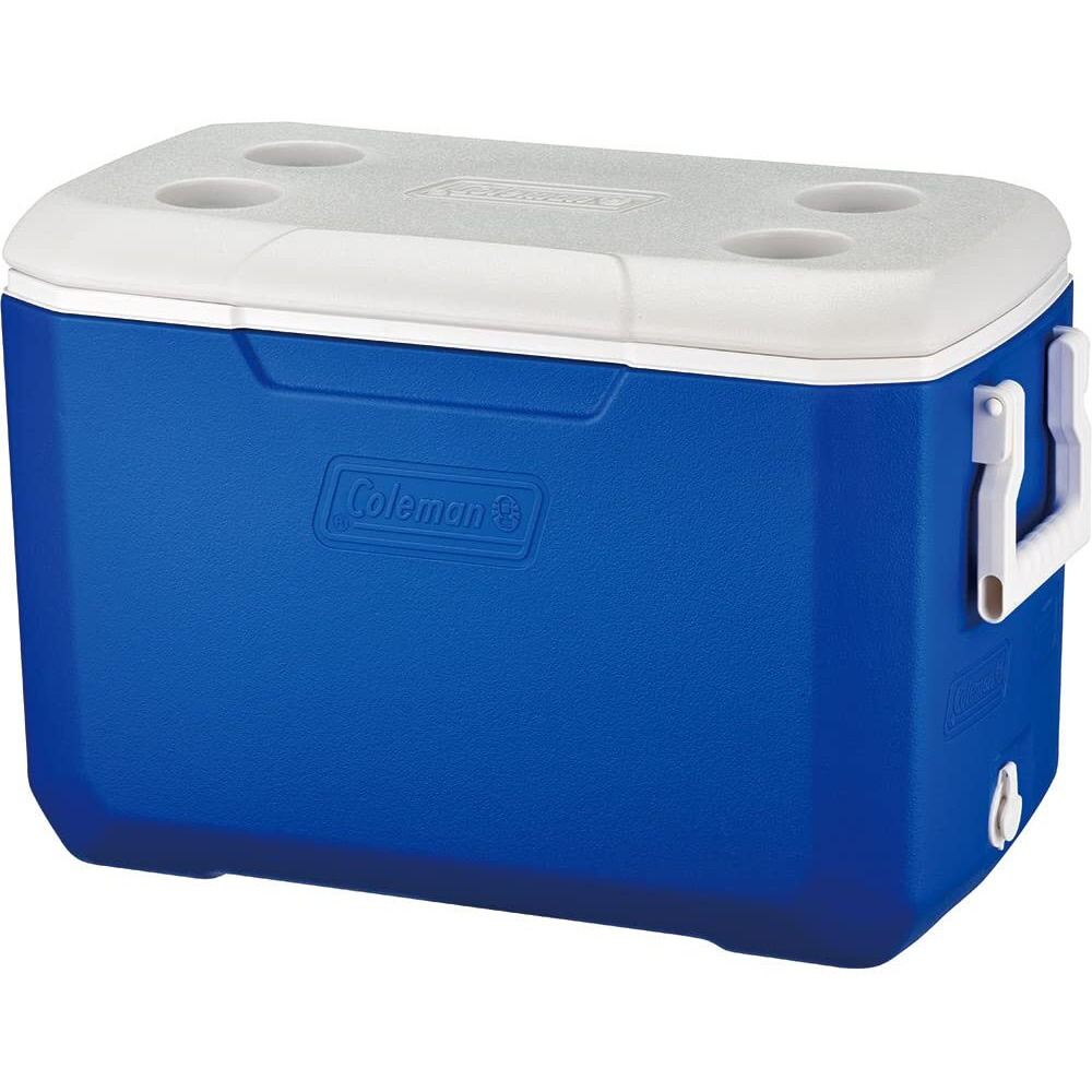 Coleman Poly-Lite Ice Box, Large Cooler Box with 45 Liter Capacity, PU Full Foam Insulation, Cools up to 2 Days Portable Chiller icebox, Perfect for Travelling, Camping, picnics and Festivals