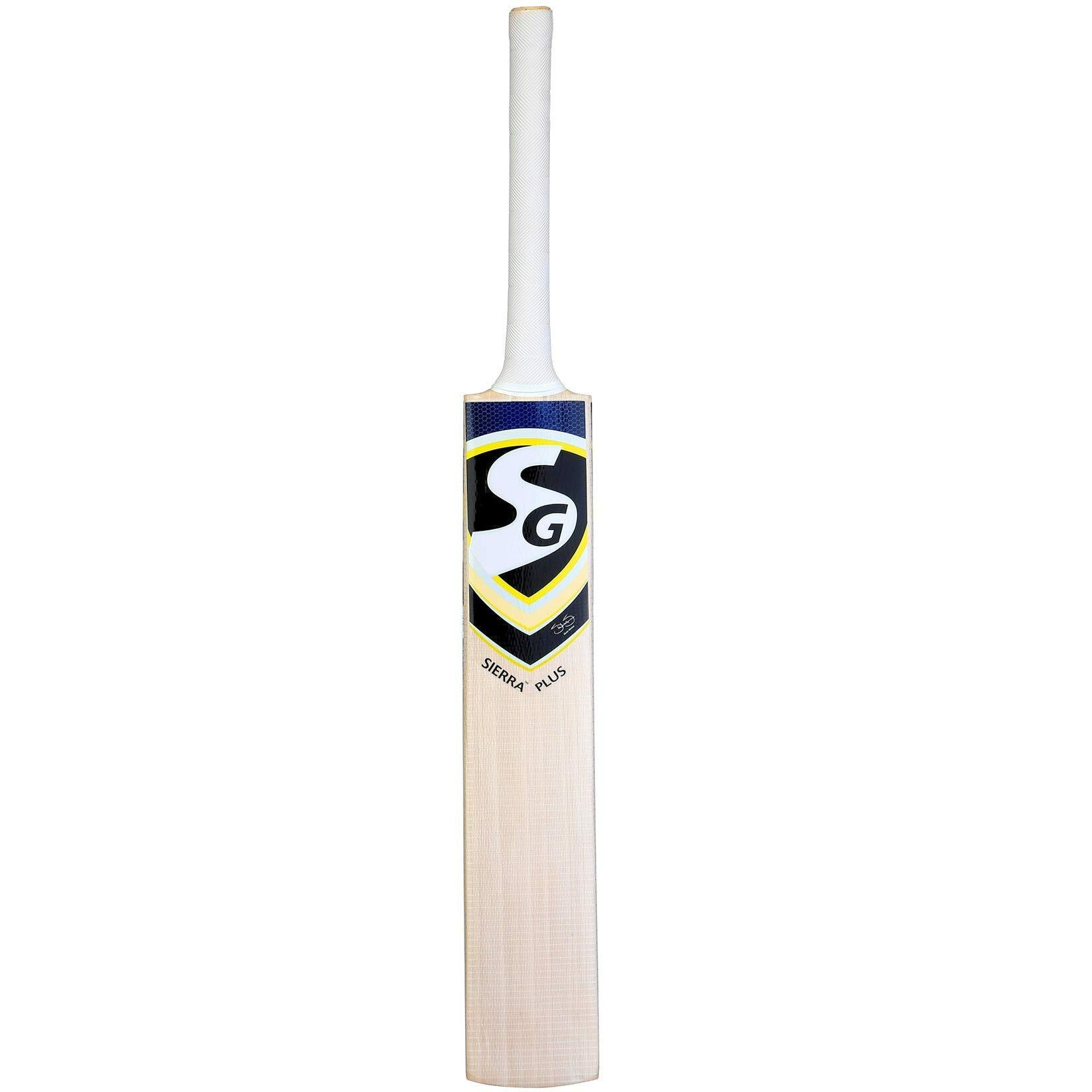 Sg Sierra Plus Kashmir Willow Cricket Bat (Size Short Handle,Leather Ball), Multicolour, Wood