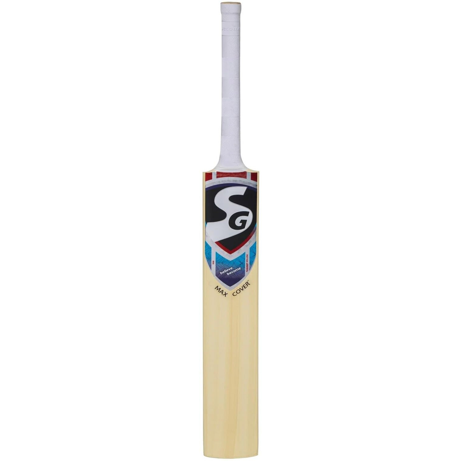 SG Max Cover Kashmir Willow Cricket Bat ( Size Size 3,Leather Ball )