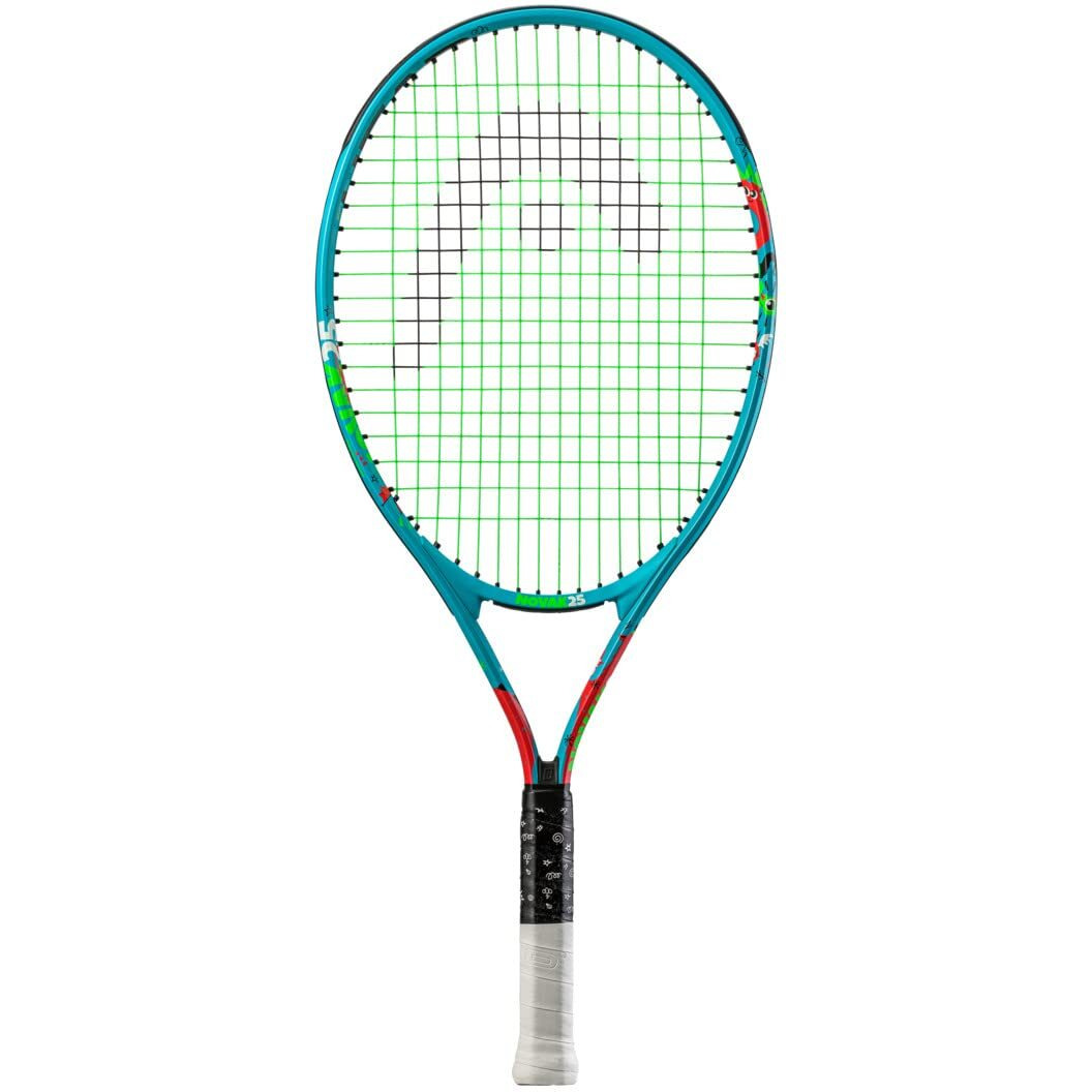 HEAD Novak 25 Junior Aluminum Tennis Racquet (Strung) Turquoise