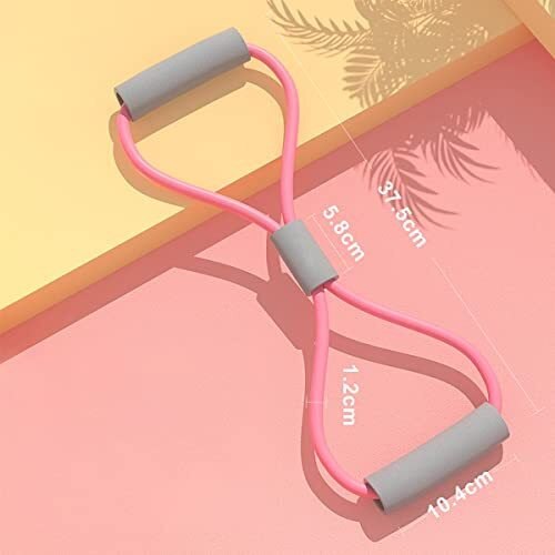 Wolpin Resistance Band for Workout Back Set Exercise & Stretching Pull Up Bands for Home Exercise Bands Gym Men & Women Yoga Resistance Tube Loop Bands Toning Bands Kit, Thermoplastic Elastomer (TPE)