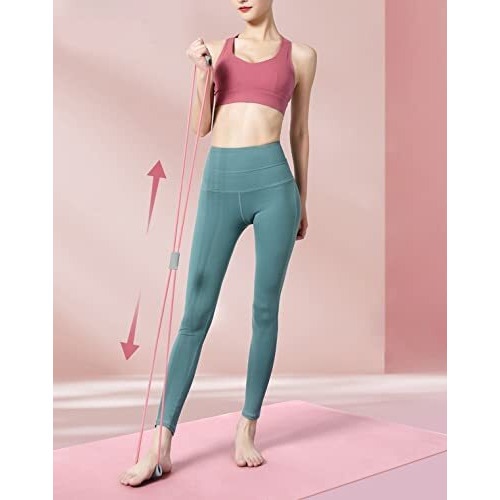 Wolpin Resistance Band for Workout Back Set Exercise & Stretching Pull Up Bands for Home Exercise Bands Gym Men & Women Yoga Resistance Tube Loop Bands Toning Bands Kit, Thermoplastic Elastomer (TPE)