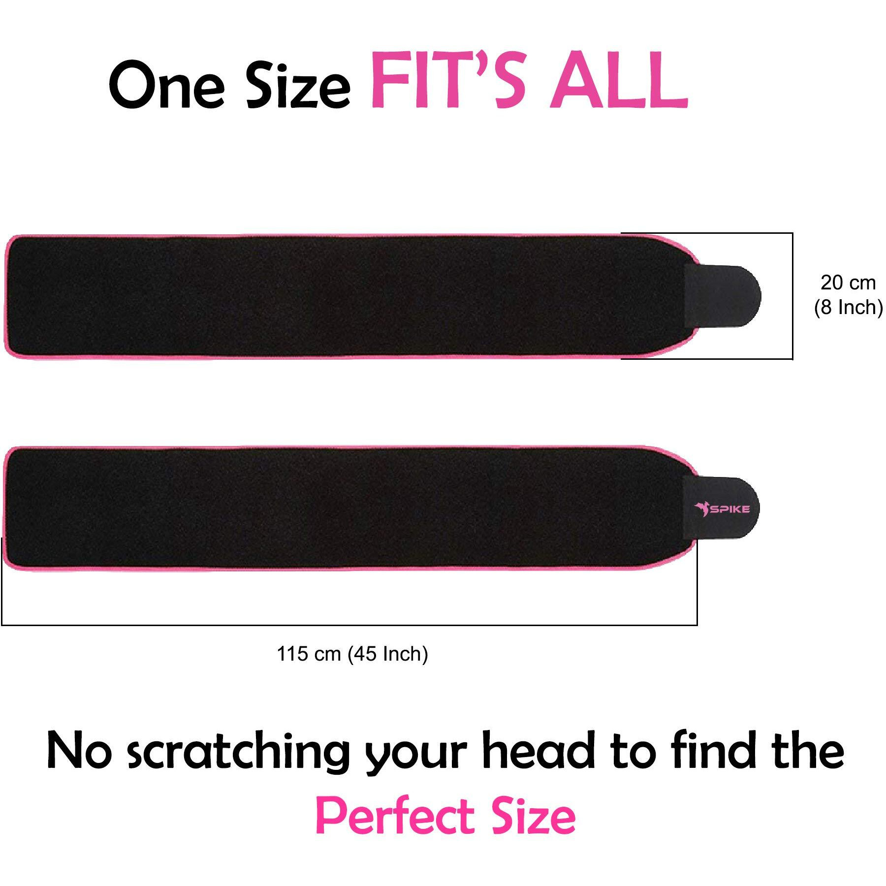 Spike Ab Twister Board Tummy Twister and Spike Slim Belt Pink for Abdominal Exercise Home Gym Equipment for Men and Women (Spike Tummy Twister + Spike Slim Belt Pink)