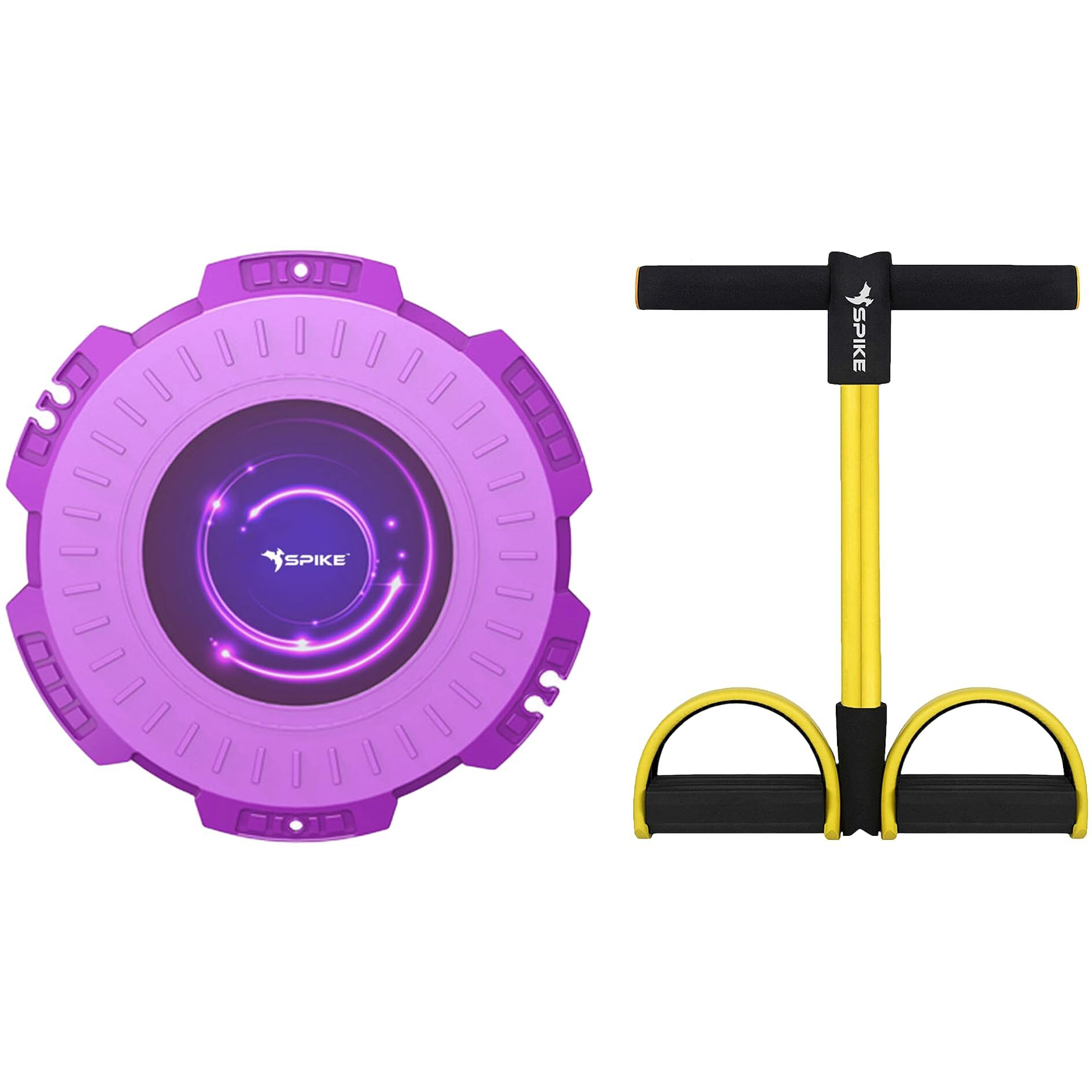 Spike Ab Twister Board Tummy Twister and Spike Tummy Trimmer for Abdominal Exercise Home Gym Equipment for Men and Women (Spike Tummy twister + Spike Tummy Trimmer)