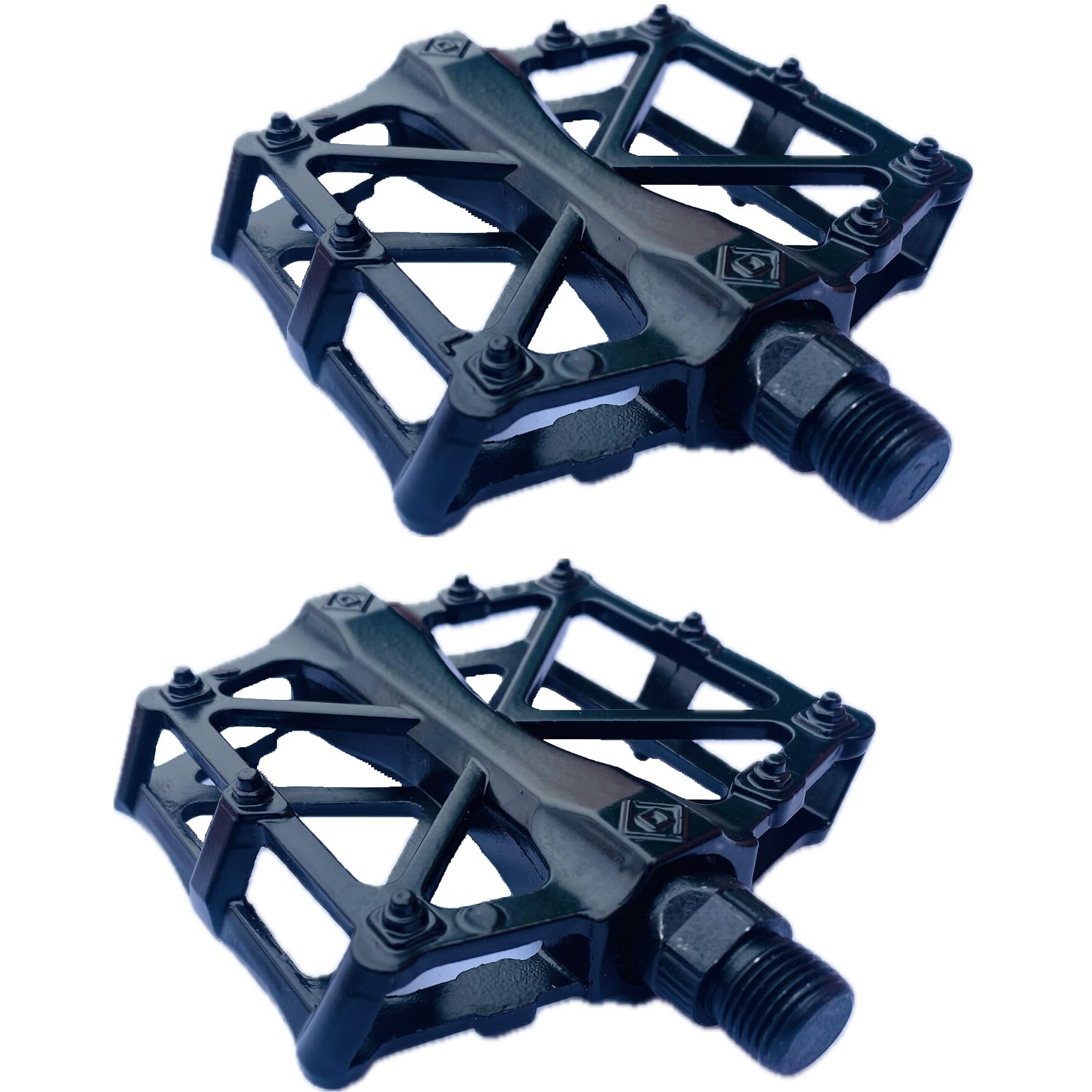 Wavva Mountain Bike Pedals MTB Pedal for BMX Non-Slip Lightweight Aluminum Alloy Off Road Bicycle Cycling Platform Cycle Pedal. (Quality Product Only)