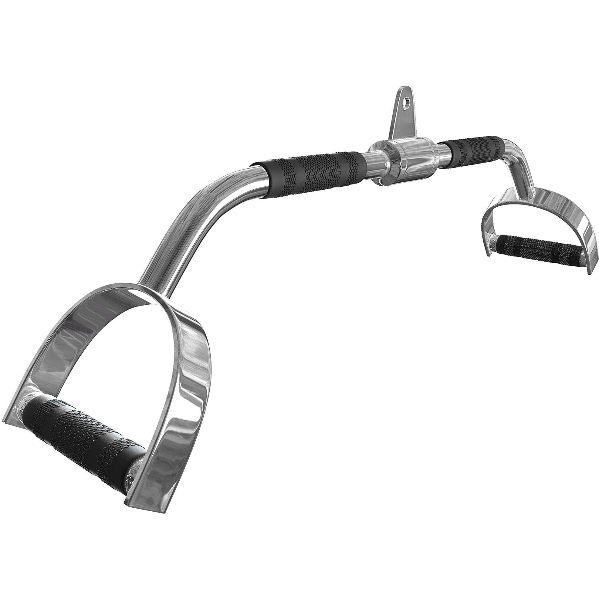 U Unique Iron Gym Machine Fitness Cambered Imported Style Lat Bar/D Handle Lat Bar,28 In
