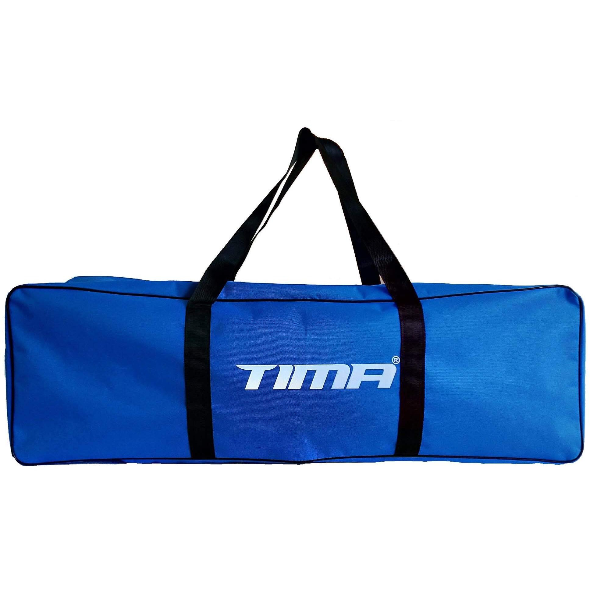 TIMA Polyester, Rayon Team and Individual Cricket Kit Bag (Blue)